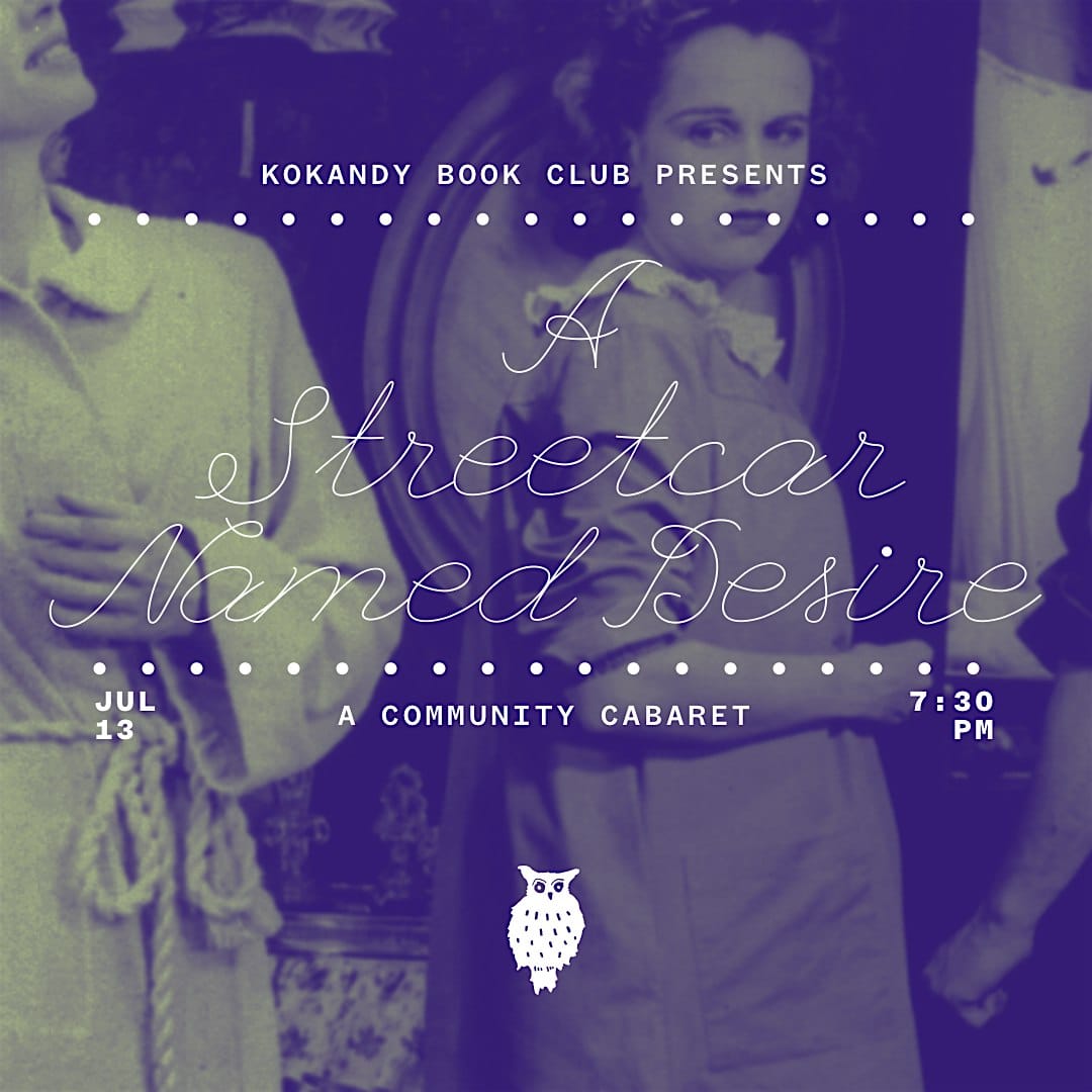 Kokandy Book Club presents: A Streetcar Named Desire