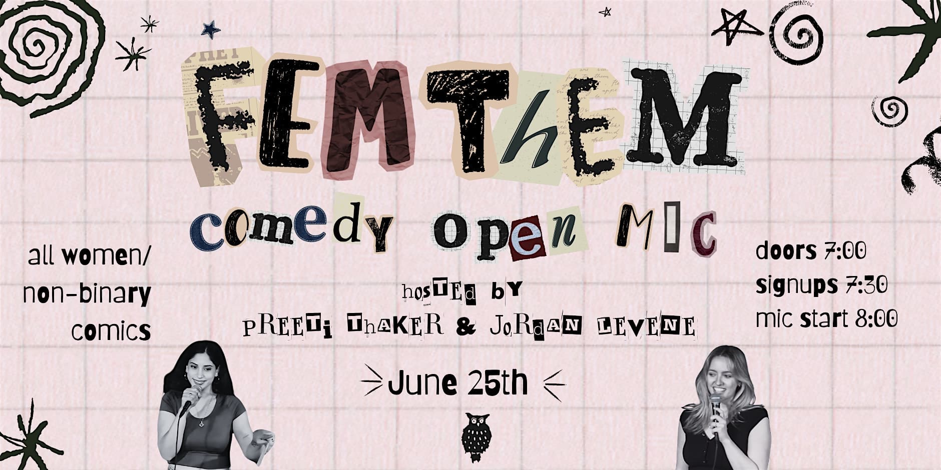 FEM/THEM Comedy Open Mic at The Understudy